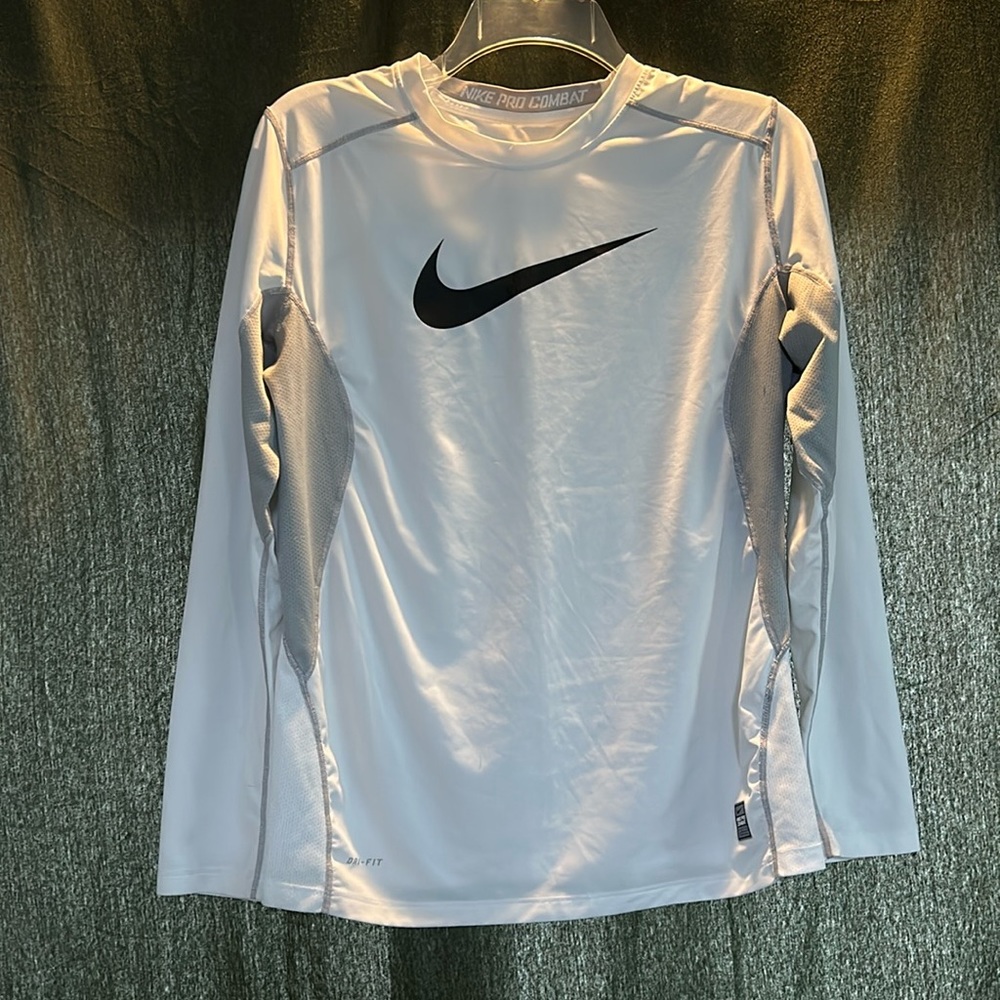 Youth Nike Pro Combat Athletic Long Sleeve